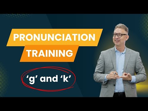 English Pronunciation Practice | G vs K Sounds for All Levels