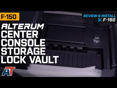 2015-2020 F150 Flow-Through Console Alterum Center Console Storage Lock Vault Review & Install
