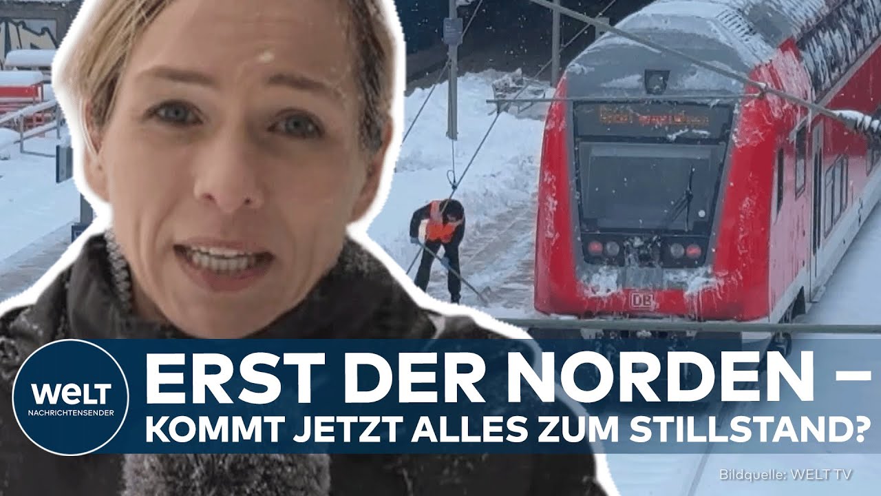STURMTIEF ELLI: "Ausnahmezustand!" – Deutsche Bahn erwägt bundesweite Lahmlegung des Zugverkehrs