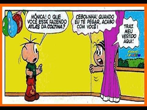 Mônica - Surpresa atrás da cortina - gibis Quadrinhos Turma da Mônica