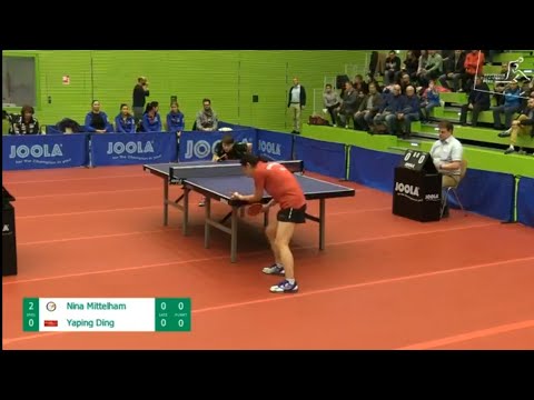 Deng Yaping vs Nina Mittelham | German Women's Cup Championship 2020 Highlight