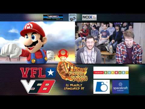 VBR#2 - Sm4sh Singles - Losers Semi - Big D (Mario) vs Bundtcake (Mewtwo/Cloud)