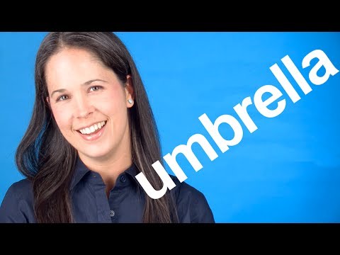 ウンブレラの発音方法 -- アメリカ英語の発音 (How to Pronounce UMBRELLA -- American English Pronunciation)