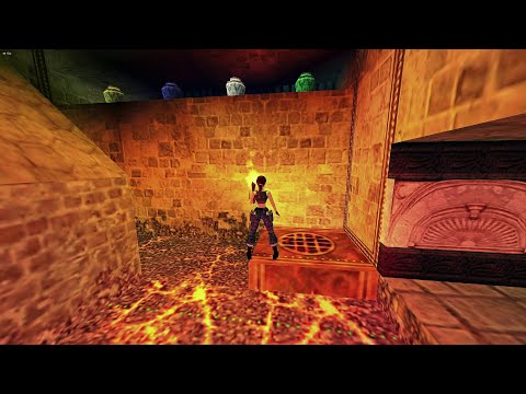 The Ordeal In The Shadow Of Death - TRLE level by Raymond - Level 03, first visit