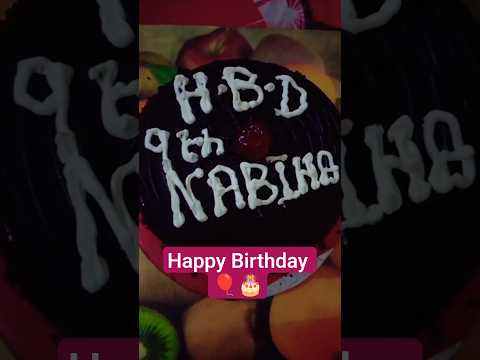 Warning: Birthday Cake May Cause Excessive Happiness👍🎂|It's Nabeeha's Birthday 🎈💕| Say HBD ❤️😊