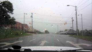 preview picture of video 'North Wilkesboro flash flooded roads 5/14/12'