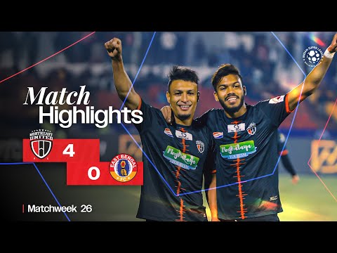 Match Highlights | NorthEast United FC 4-0 East Bengal FC | MW 26 | ISL 2024-25