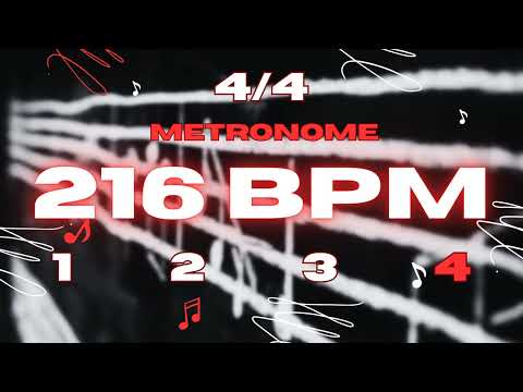 216 BPM - 4/4 Metronome