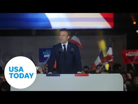 Macron reelected in France, promotes unity USA TODAY