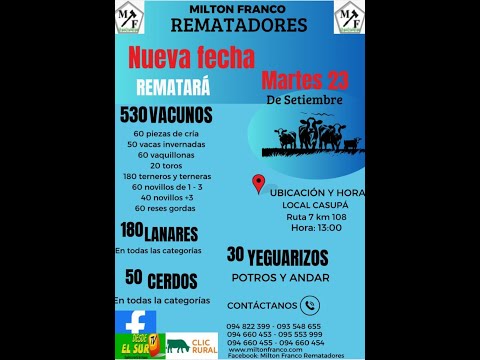 23/9/2025 Local Casupá - Florida - Feria mensual - Milton Franco