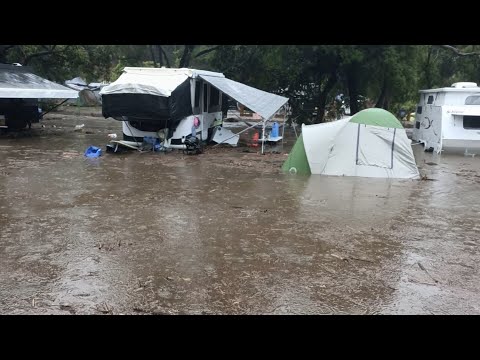 ‘The rain has stopped’: Wye River flash flooding causing ‘mess everywhere’