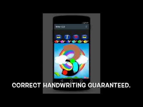 Write 123 - Learn Kids Numbers Video