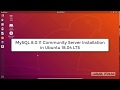 MySQL Community Server 8.0 Installation on Ubuntu 18.04 LTS MySQL Community Server 8.0 Installation on Ubuntu 18.04 LTS