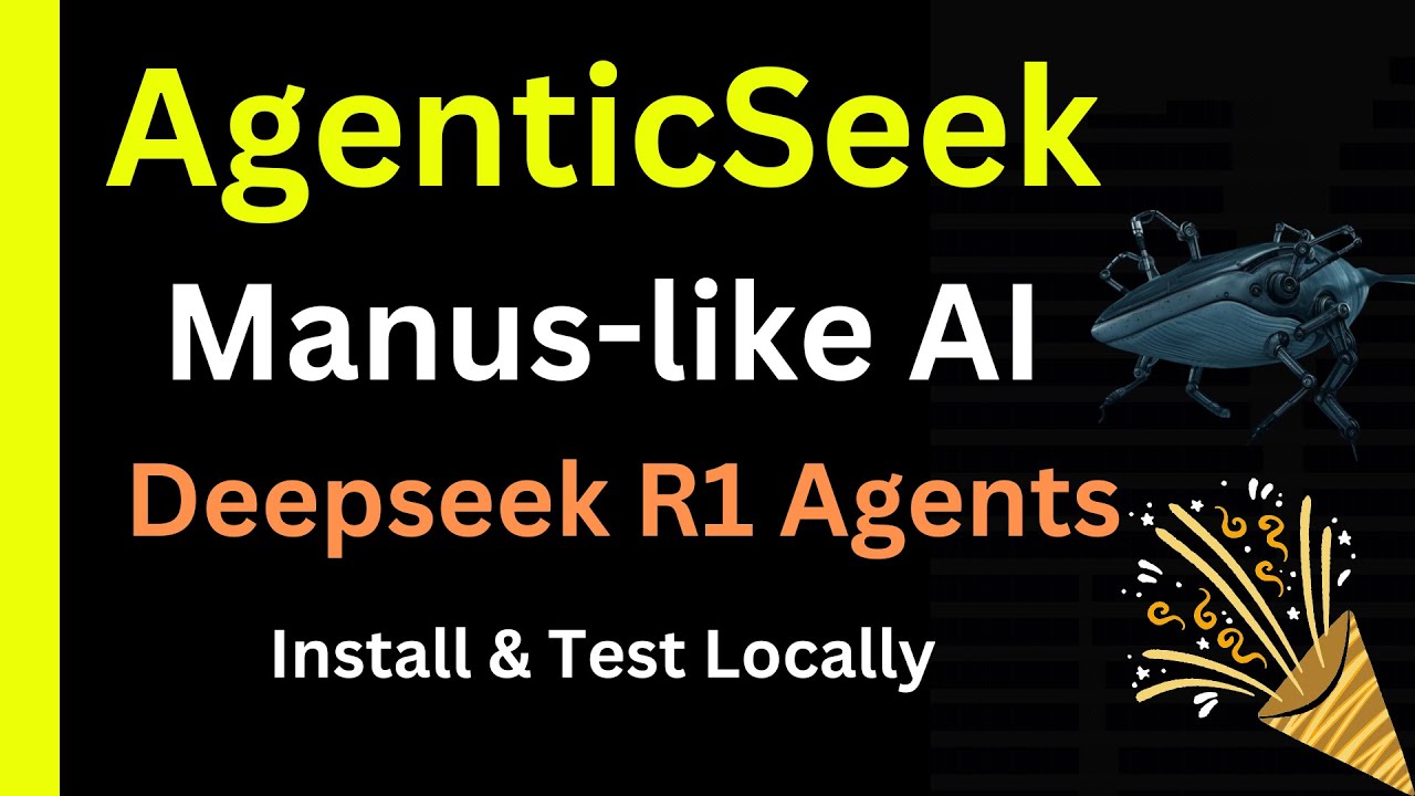 AgenticSeek - Manus-like AI with Deepseek R1 Agents - Install Locally with Ollama