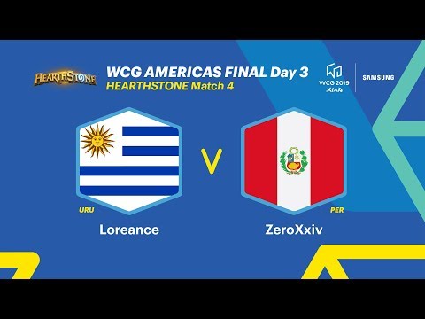 WCG 2019 Xi’an, Americas Final – Hearthstone, 4R, Uruguay vs Peru (ENG)