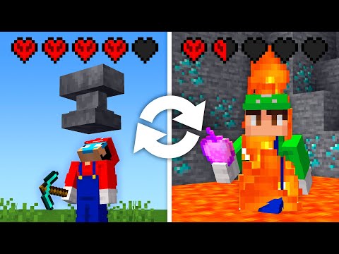Minecraft Death Swap, But You Can't Heal...