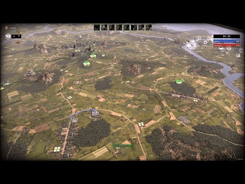 R.U.S.E - The Italian Leads The Way: Ruse Multiplayer Gameplay (4 vs 4)