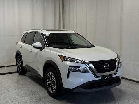 2021 Nissan Rogue in White for sale at Park Mazda in Sherwood Park, AB