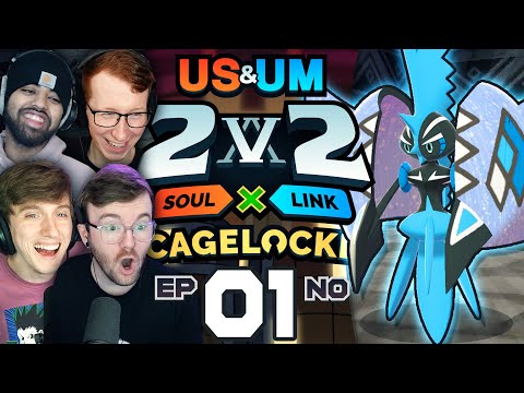 CRAZY RANDOMIZER LUCK! | Pokemon USUM 2v2 Randomized Soul Link Cagelocke • 01