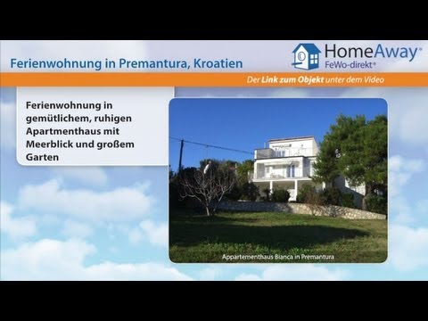 Istrien: Ferienwohnung in gemütlichem, ruhigen Apartmenthaus mit Meerblick - FeWo-direkt.de Video