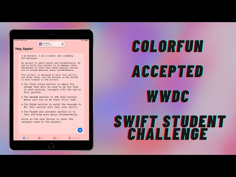 [Accepted] Swift Student Challenge 2023 Submission - ColorFun
