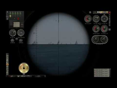 Attack on a HUGE convoy. Silent Hunter 5 - The Wolves of Steel Campaign Gameplay Part 1