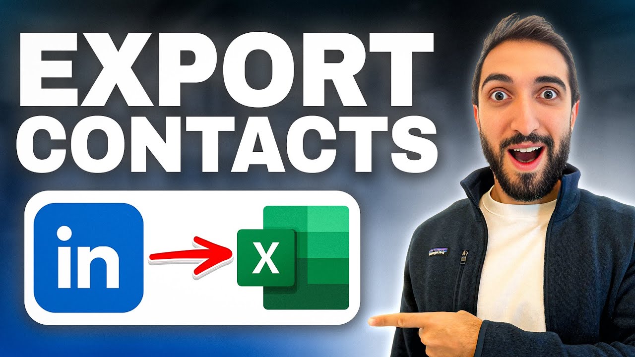 How To Export LinkedIn Contacts To Excel
