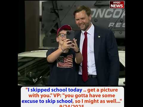 Kid: I skipped school today, VP: some excuse to skip school; Sec Rollins: SNAP: DOUBLING
