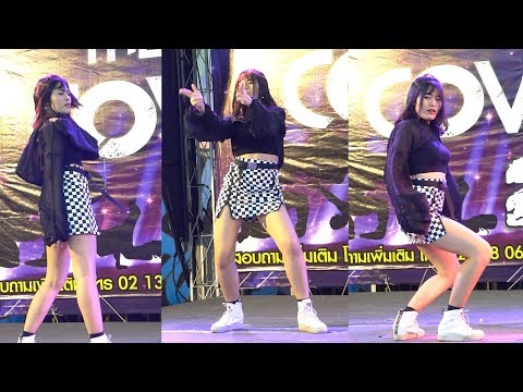 180825 Who da girls cover Blackpink (Nim as Jisoo) - DDU-DU DDU-DU @ The outdoor plaza cover dance