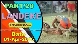 (13) Landeke (Moga) Kabbaddi Tournament 1 April 2016