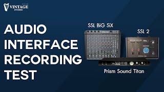 Video thumbnail for Prism Sound Titan, SSL2, SSL BiGSiX Audio Interface Test | Vintage Studio by Vintage Studio Thailand