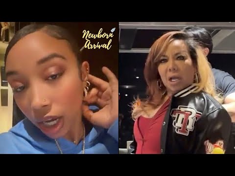 "U Still Eat Frosted Flakes" Zonnique Calls Out Mom Tiny For Having Poor Eating Habits! 😂