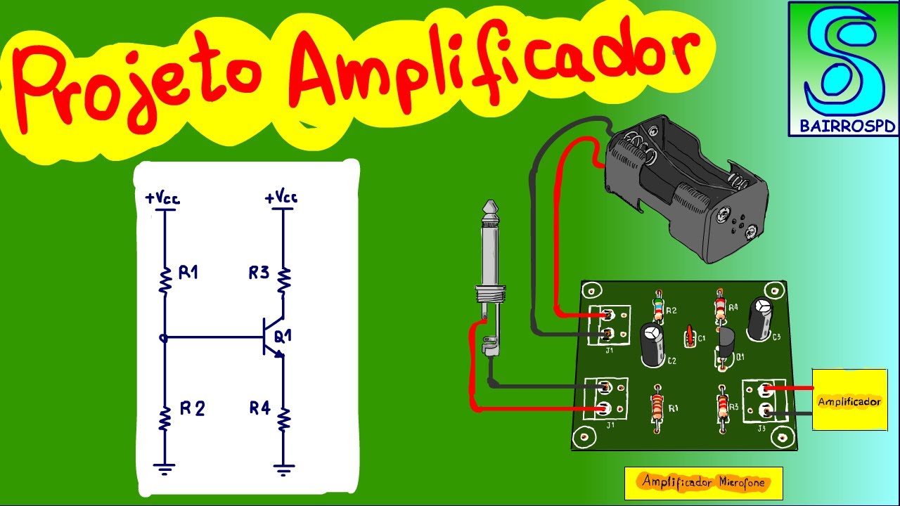 A MELHOR FORMA DE POLARIZAR UM TRANSISTOR: Divisor de tensão na base (Projeto)