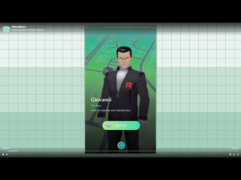 Beating Giovanni for Shadow Articuno!