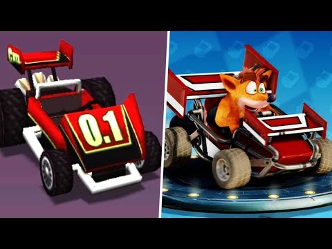 CTR: Nitro-Fueled & Crash Tag Team Racing Comparison | Skins & Karts