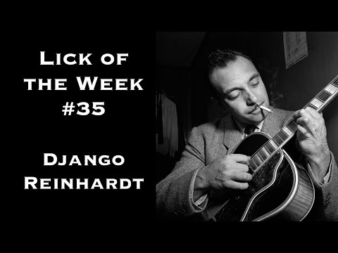 Lick of the Week #35 (Django Reinhardt ii V I Lick)