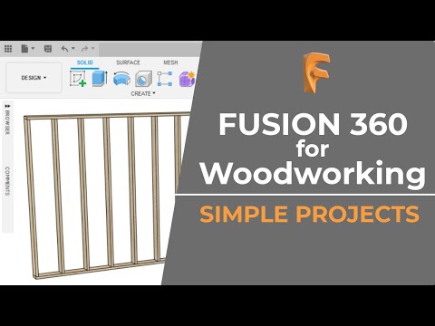 Fusion 360 for Woodworking: Simple Projects
