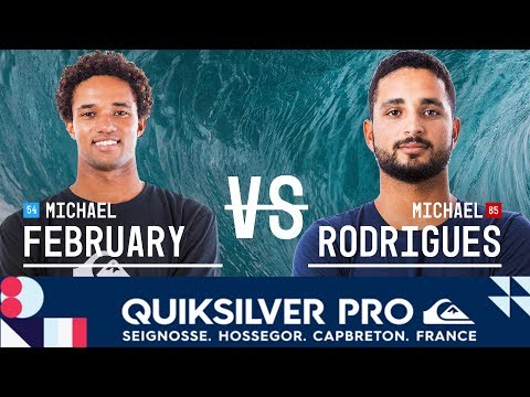February vs. Rodrigues - Round Two, Heat 10 - Quiksilver Pro France 2018