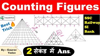 Reasoning : Counting Of Figures  Best Trick For Co