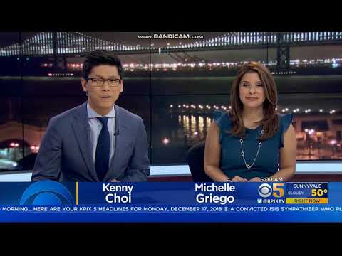 KPIX 5 News this Morning at 6am open December 17, 2018