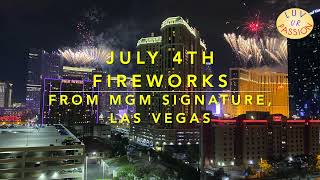 4th of July Fireworks on Las Vegas Strip