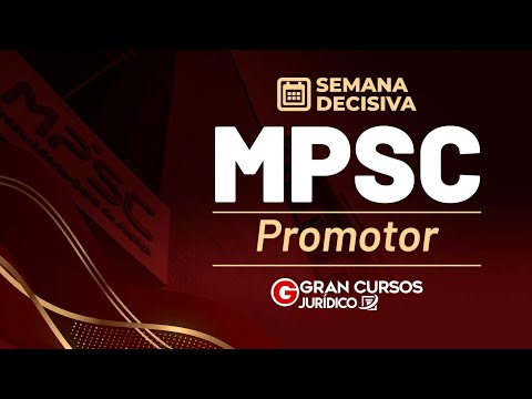 Semana Decisiva MPSC Promotor – Direito Ambiental com Nilton Coutinho