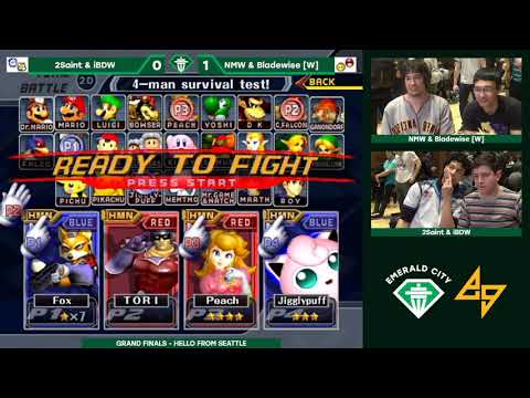 Bladewise & NMW vs. 2Saint & iBDW | SSBM Doubles GF | EC6