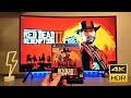 Red Dead Redemption 2 Gameplay Ps4 FAT (4k HDR Tv)