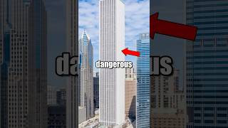 The most DANGEROUS skyscraper in Chicago 🤯 #building #architecture #viral