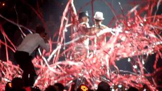 NKOTBSB AJ in underwear onstage for Cover Girl, London, Ontario