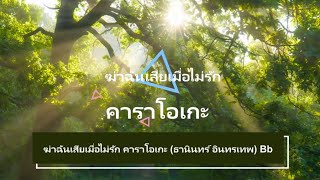 ฆ่าฉันเสียเมื่อไม่รัก คาราโอเกะ (ธานินทร์ อินทรเทพ) Bb