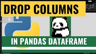 How To Drop Columns In Python Pandas Dataframe