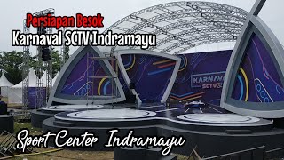 Download lagu Suasana Terkini Persiapan Karnaval SCTV di Sport Center Indramayu Banyak Artis Ibukota mp3