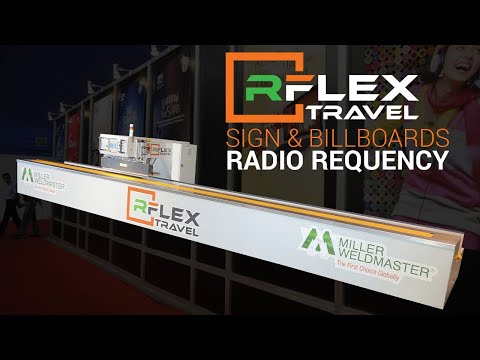 Rádiofrekvenční stroj na nápisy a billboardy